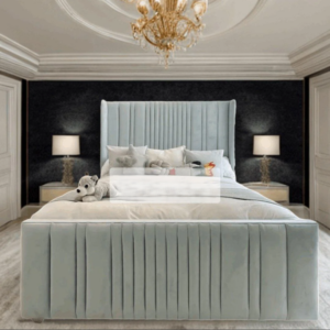 Aeramen Wingback Bed