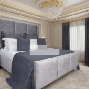 Bessy Winged Panel Upholstered Bed